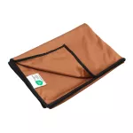 Mikropluo&scaron;to stiklo ir langų valymo &scaron;luostė Top Silk, 50 x 70 cm (Spalva: Ruda)