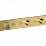 Potinkinio termostatinio modulio dekoratyvinė dalis AXOR ShowerSolutions 460/90, 2 funkcijos, poliruoto aukso spalvos (Polished