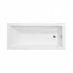 Vonia Besco Modern Slim WAM-150-SL, be kojų, 150x70, įleidžiama : Auk&scaron;tis - 40 cm, Ilgis - 150 cm, Plotis - 70 cm, Spalva - Balta