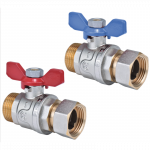 Ventilis rututulinis su veržle v/i 3/4&ldquo; CALIDO