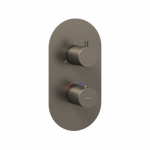 Potinkinis termostatinis vonios/du&scaron;o mai&scaron;ytuvas Espirit, skirtas R-box, 3 krypčių, &scaron;lifuotas grafitas