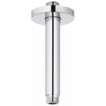 Du&scaron;o galvos laikiklis Grohe Rainshower Cube 14,2 cm, lubinis, chromas : Spalva - &Scaron;lifuotas grafitas