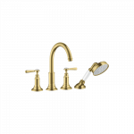 Mai&scaron;ytuvas i&scaron; vonios kra&scaron;to AXOR Montreux, 4 dalių, &scaron;lifuoto žalvario spalvos (Brushed Brass)