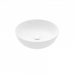Praustuvas VILLEROY&BOCH Artis 430mm Titan, balta matinė spalva (stone white), montuojamas ant stalvir&scaron;io, Ceramic Plus danga