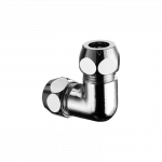 Alkūnė su 2 veržlėmis SCHELL &Oslash;10 x &Oslash;10 mm