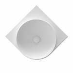 Pakabinamas praustuvas Ravak Yard C 45x45 cm, baltas matinis : Gylis - 45 cm, Medžiaga - Keramika, Montavimo tipas - Pakabinami, Plotis - 45 cm, Spalva - Balta matinė