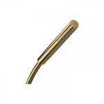 Rankinė du&scaron;o galvutė AXOR Starck 1jet EcoSmart, poliruoto aukso spalvos (Polished Gold Optic)