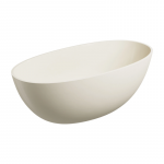 Laisvai pastatoma vonia OMNIRES SHELL M+, 148 x 75 cm, Baltas matinis smėlis : Auk&scaron;tis - 50 cm, Ilgis - 148 cm, Plotis - 75 cm, Spalva - Baltas matinis smėlis