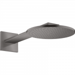 Du&scaron;o galva su laikikliu i&scaron; sienos AXOR ShowerSolutions 250 1 jet, &scaron;lifuoto juodo chromo spalvos (Brushed Black Chrome)