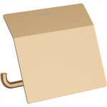 Tualetinio popieriaus laikiklis Hansgrohe AddStoris su dangteliu, &scaron;lifuotos bronzos spalva (Brushed Bronze)