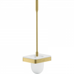 WC &scaron;epetys AXOR Universal Softsquare, &scaron;lifuoto žalvario spalva (Brushed Brass)