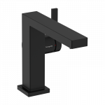 Praustuvo mai&scaron;ytuvas HANSGROHE Tecturis E 110 Fine CoolStart, su "push-open" dugno vožtuvu, spalva - juoda matinė (matt black)