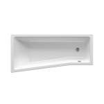 Kampinė vonia Ravak BeHappy II 160x75 D, balta : Auk&scaron;tis - 43,5 cm, Ilgis - 160 cm, Plotis - 75 cm, Spalva - Balta