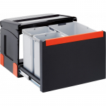 &Scaron;iuk&scaron;liadėžė Franke CUBE 50, talpa 14L + 2x 8L, automatinis atidarymas