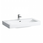 Praustuvas Laufen PRO S 850x465x95 mm, su 1 anga mai&scaron;ytuvui viduryje, spalva - balta LCC (LAUFEN Clean Coat)