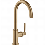 Plautuvės mai&scaron;ytuvas AXOR Montreux 260 su sukiojamu snapu, &scaron;lifuotos bronzos spalvos (Brushed Bronze)