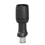 Ventiliacijos kaminėlis Vilpe FLOW 125P-IS-500 juodas