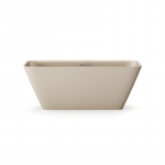 Vonia Quadro 159x70 silkstone, laisvai pastatoma, Matte Caffelatte spalva
