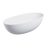 Laisvai pastatoma vonia OMNIRES SHELL M+, 175 x 78 cm, Balta matinė : Auk&scaron;tis - 50 cm, Ilgis - 175 cm, Plotis - 78 cm, Spalva - Balta matinė