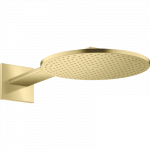 Du&scaron;o galva su laikikliu i&scaron; sienos AXOR ShowerSolutions 300 1jet, &scaron;lifuoto žalvario spalvos (Brushed Brass)