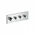 Dekoratyvinė dalis AXOR ShowerSolutions potinkiniam termostatiniam moduliui, 3 funkcijų, chromo spalvos