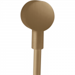 Potinkinio du&scaron;o jungtis AXOR Starck su atbuliniu vožtuvu, &scaron;lifuotos bronzos spalvos (Brushed Bronze)