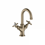Praustuvo mai&scaron;ytuvas AXOR Montreux 160 su svirtiniu (pop-up) dugno vožtuvu, &scaron;lifuoto nikelio spalvos (Brushed Nickel)