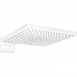 Du&scaron;o galva su laikikliu i&scaron; sienos HANSGROHE Raindance E 300, 1 srovės, spalva - balta matinė (matt white)