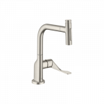 Plautuvės mai&scaron;ytuvas AXOR Citterio 230 2jet, su i&scaron;traukiama du&scaron;elio galvute ir sBox, nerūdijančio plieno spalvos (Stainless Stee
