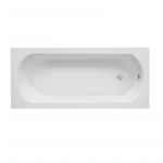 Vonia Besco Intrica Slim WAIN-150-SL, be kojų, 150x75, įleidžiama : Auk&scaron;tis - 40 cm, Ilgis - 150 cm, Plotis - 70 cm, Spalva - Balta