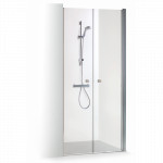Du&scaron;o durys ni&scaron;oms Brasta Glass GERDA 990-1015x2000 pilkas stiklas
