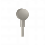 Potinkinio du&scaron;o jungtis AXOR Starck su atbuliniu vožtuvu, nerūdijančio plieno spalvos (Stainless Steel Optic)