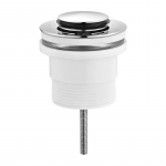 Sifono vožtuvas Omnires, &bdquo;click clack&ldquo;, A47CR, chromas