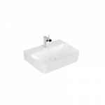 Praustuvas Finion 600x470 integruotas perpylimas, stone white C+