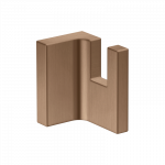 Kabliukas AXOR Universal Rectangular, &scaron;lifuoto raudono aukso spalva (Brushed Red Gold)