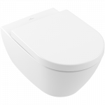 Pakabinamas unitazas VILLEROY&BOCH Subway 2.0 DirectFlush su plonu lėtai nusileidžiančiu dangčiu