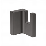 Kabliukas AXOR Universal Rectangular, &scaron;lifuoto juodo chromo spalva (Brushed Black Chrome)