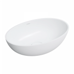 Pastatomas ant stalvir&scaron;io praustuvas Omnires SHELL M+ 50 x 32 cm, baltas matinis : Gylis - 32 cm, Medžiaga - Keramika, Montavimo tipas - Pastatomi, Plotis - 50 cm, Spalva - Balta matinė