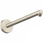 Alkūnė du&scaron;o galvai i&scaron; sienos AXOR ShowerSolutions, 390 mm, &scaron;lifuoto nikelio spalvos (Brushed Nickel)