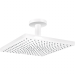 Du&scaron;o galva su laikikliu i&scaron; lubų HANSGROHE Raindance E 300, 1 srovės, spalva - balta matinė (matt white)