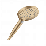 Rankinė du&scaron;o galva HANSGROHE Raindance Select S 120, 3 srovių, EcoSmart, spalva - &scaron;lifuotos bronzos (brushed bronze)