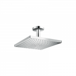 Du&scaron;o galva su laikikliu i&scaron; lubų HANSGROHE Raindance E 300, 1 srovės, EcoSmart, spalva - chromo (chrome)
