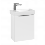 Apatinė spintelė VILLEROY&BOCH Architectura 430x520, balta matinė, vyriai de&scaron;inėje , su durelėmis