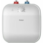 Vandens &scaron;ildytuvas HAIER ES10V-SQM2EU 10L, po kriaukle : Boilerio padėtis - Vertikalus, Padėtis - Pakabinamas, Pajungimo tipas - Vir&scaron;utinis, Tūris - 10L, Vandens &scaron;ildymas - Elektrinis