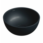 Pastatomas ant stalvir&scaron;io praustuvas Omnires SHELL M+ 35 cm, matinis juodas : Gylis - 35 cm, Medžiaga - Keramika, Montavimo tipas - Pastatomi, Plotis - 35 cm, Spalva - Juoda matinė