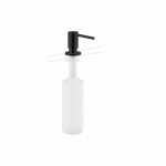 Įmontuojamas skysto muilo/indų ploviklio dozatorius AXOR Uno, 500 ml, matinis juodas