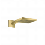 Du&scaron;o galva su laikikliu i&scaron; sienos AXOR ShowerSolutions 240/240 1jet, &scaron;lifuoto žalvario spalvos (Brushed Brass)