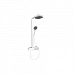 Termostatinė du&scaron;o sistema HANSGROHE Rainfinity 250, 1 srovės, EcoSmart, spalva - balta matinė (matt white)