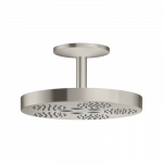 Du&scaron;o galva su laikikliu i&scaron; lubų AXOR One 280 1jet, nerūdijančio plieno spalvos (Stainless Steel Optic)