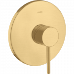 Dekoratyvinė dalis AXOR Starck potinkiniam mai&scaron;ytuvui, 1 funkcijos, &scaron;lifuoto aukso spalvos (Brushed Gold Optic)